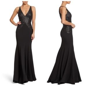 Dress The Population Marlene Sequin Trumpet Gown